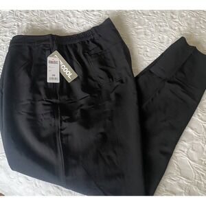 32 Degrees Cool Straight Leg Black Plus Size Trouser Size 20 Travel Comfort NWT